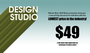 Warner Bros. Design Studio Staff Shop Rates